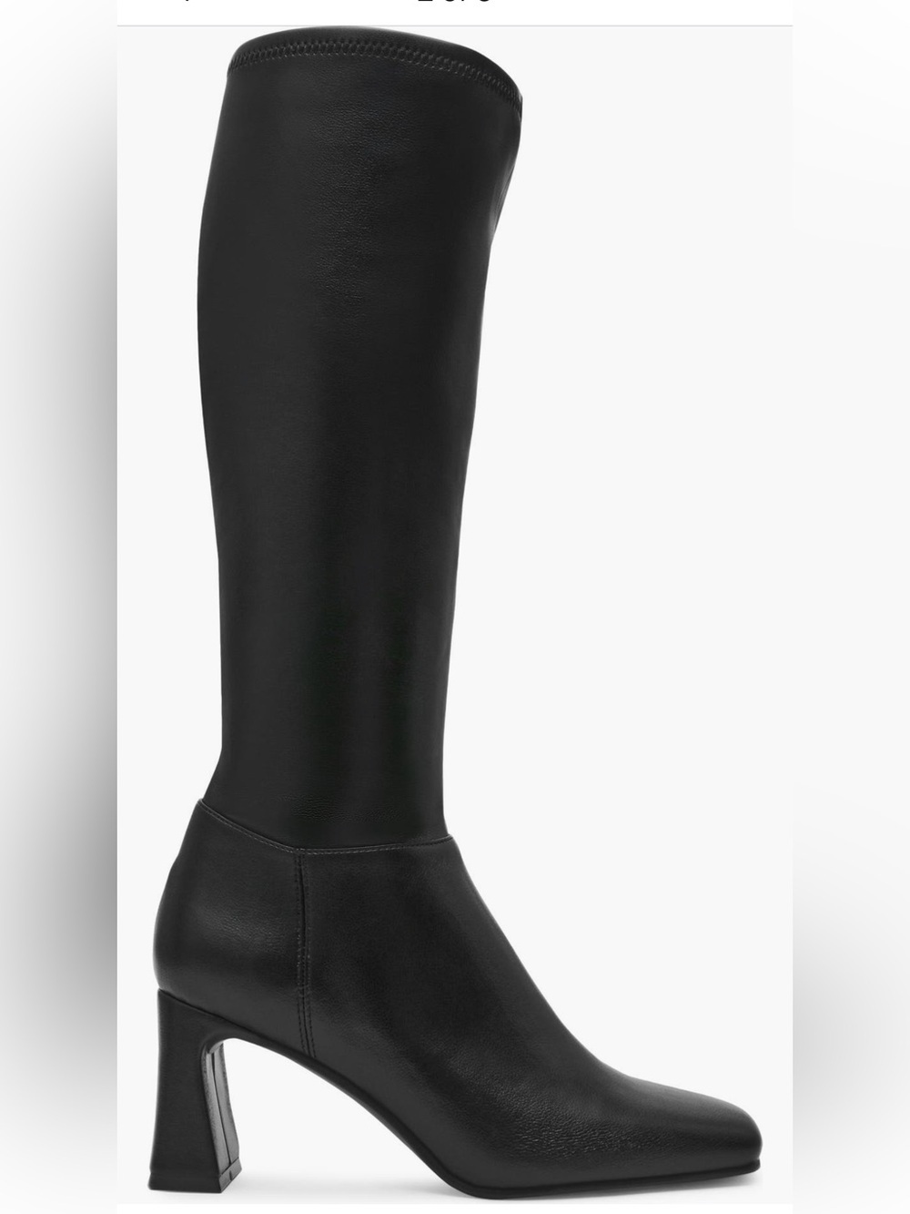 Steve Madden Black Hunny Knee High Boots NWT - Picture 2 of 8